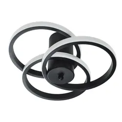 لوستر سقفی چشمه نور کد L6370/3-BK مشکی (آفتابی)