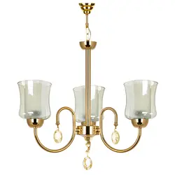 لوستر سه شعله چشمه نور مدل A811/3-G طلایی