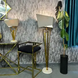 آباژور ایستاده (کنار سالنی) مدرن اوریگامی کد L1021