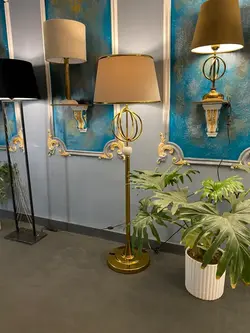 آباژور نئوکلاسیک ژیباتسو گوی سنگی (کنارسالنی) پنکیکی کد L1036