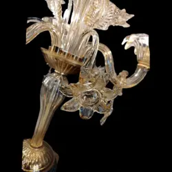 شمعدان کریستال مورانو شاین 4 شاخه کد L1012