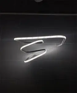 لوستر آویز مدرن ام کی لایتینگ سه حالت نوردهی مربعی + ریموت کد M1021