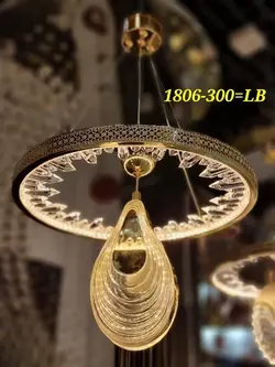 لوستر آویز مدرن وارداتی گرد مدل اشک کد 1806