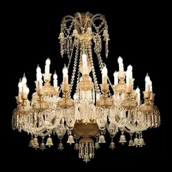 لوستر باکارات کریستالی نود 18 شاخه کد H1059