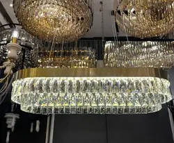 لوستر خطی لاینر آشپزخانه اسپیرال طلایی کد L1046