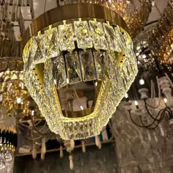 لوستر خطی لاینر آشپزخانه اسپیرال طلایی کد L1046