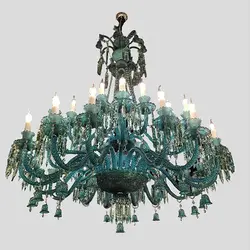 لوستر کریستال باکارا یاقوتی 32 شاخه کد H1041