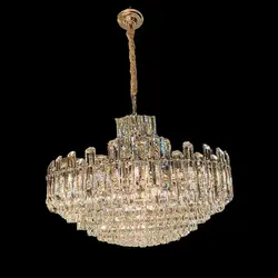 لوستر کریستالی مدرن وارداتی سایز 60 کد cr1014