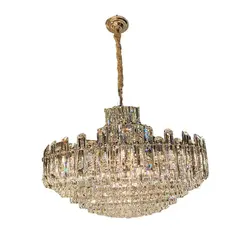 لوستر کریستالی مدرن وارداتی سایز 60 کد cr1014