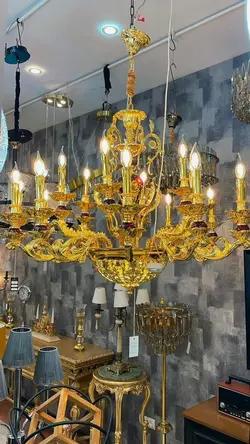 لوستر کلاسیک وارداتی مدل ماه منیر 8 شاخه کد H1064