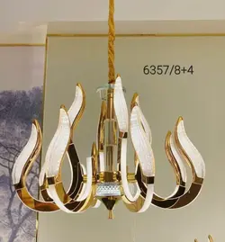 لوستر مدرن وارداتی اونتوس 8+4 شاخه کد F1018