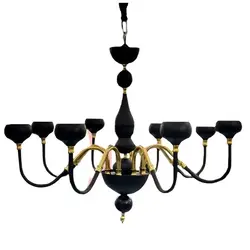 لوستر نئوکلاسیک شوکا مشکی 8 شاخه کد H1078