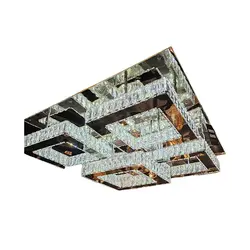 لوستر وارداتی سقفی کریستال و آینه یخی کد CE1018