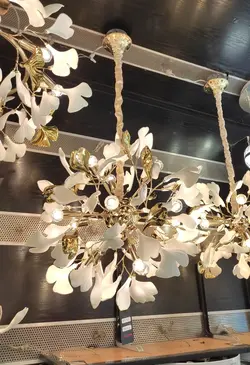 لوستر وارداتی گرد سالسانو نئوکلاسیک 12 شعله کد CE1023