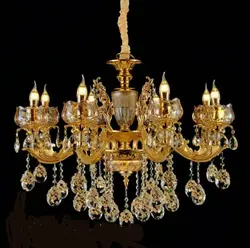 لوستر تمام کریستال وارداتی 8 شاخه کد H1096