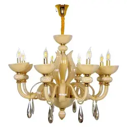 لوستر کریستالی وارداتی 8 شاخه کد H1083