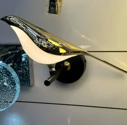 لوستر دیواری نئوکلاسیک وارداتی مرغ مینا کد W1028