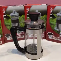 فرنچ پرس 350 سی سی استیل دسته مشکی