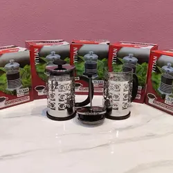 فرنچ پرس 350 سی سی استیل دسته مشکی