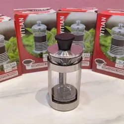 فرنچ پرس 350 سی سی استیل دسته مشکی