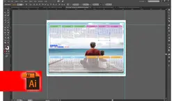 دانلود فایل تقویم کودک 99 لایه باز PSD , AI , PSD