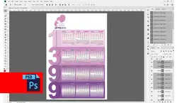 طرح لایه باز تقویم آرایشگاه زنانه 99 AI PDF PSD (کد040) | 7.1MB