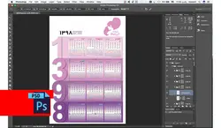طرح لایه باز تقویم آرایشگاه زنانه 98 AI PDF PSD (کد040) | 7.3MB