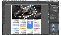 دانلود تقویم لایه باز نمایشگاه اتومبیل 97 Ai و Cdr