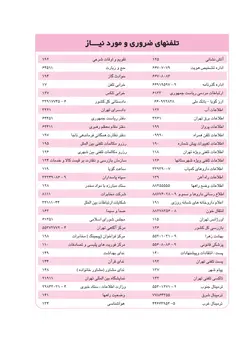 طرح های اول و آخر سررسید 1397 - اطلاعات مهندسی - نقشه مترو - تلفن های ضروری و... | چیلیپ