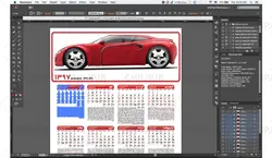 تقویم 97 لایه باز نمایشگاه ماشین Ai و Cdr