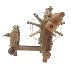 چرخ ریسندگی چوبی قدیمی مدل wdv01
