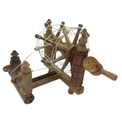 چرخ ریسندگی چوبی قدیمی مدل wdv01