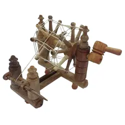 چرخ ریسندگی چوبی قدیمی مدل wdv01