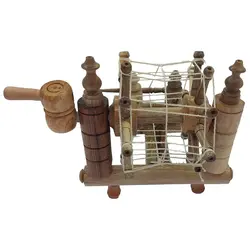 چرخ ریسندگی چوبی قدیمی مدل wdv01