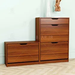 جاکفشی داشبوردی نشیمن دار- 20 جفت کفش (طول 140-ارتفاع 106)