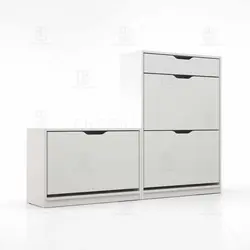 جاکفشی داشبوردی نشیمن دار- 20 جفت کفش (طول 140-ارتفاع 106)