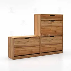 جاکفشی داشبوردی نشیمن دار- 20 جفت کفش (طول 140-ارتفاع 106)