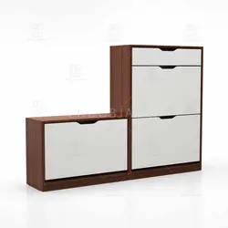 جاکفشی داشبوردی نشیمن دار- 20 جفت کفش (طول 140-ارتفاع 106)