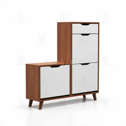 جاکفشی داشبوردی نشیمن دار- 12 جفت کفش (طول 100-ارتفاع 106)