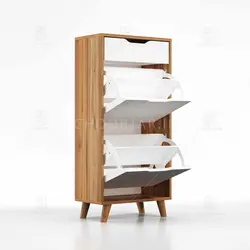 جاکفشی داشبوردی کشودار- 8 جفت کفش (طول 50-ارتفاع 106)