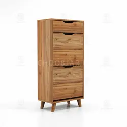 جاکفشی داشبوردی کشودار- 8 جفت کفش (طول 50-ارتفاع 106)