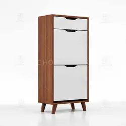 جاکفشی داشبوردی کشودار- 8 جفت کفش (طول 50-ارتفاع 106)