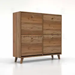 جاکفشی داشبوردی دستگیره چوبی (طول 98-ارتفاع 92)