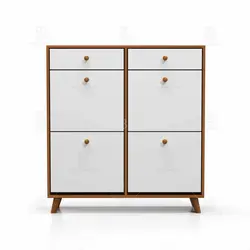 جاکفشی داشبوردی کشودار دستگیره چوبی (طول 98-ارتفاع 106)