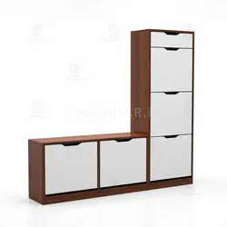 جاکفشی داشبوردی نشیمن دار- 20 جفت کفش (طول 150-ارتفاع 145)