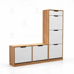 جاکفشی داشبوردی نشیمن دار- 20 جفت کفش (طول 150-ارتفاع 145)