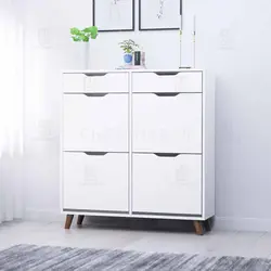 جاکفشی داشبوردی کشودار- 16جفت کفش (طول 98-ارتفاع 106)