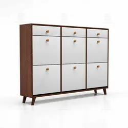 جاکفشی داشبوردی کشودار دستگیره چوبی (طول 148-ارتفاع 106)