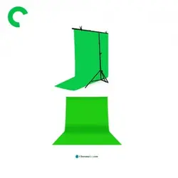 پایه فون T 808 با یک عدد پرده سبز 1.7 در 2.7