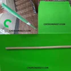 پرده سبز کروماکی 3×1.7 ضد چروک
